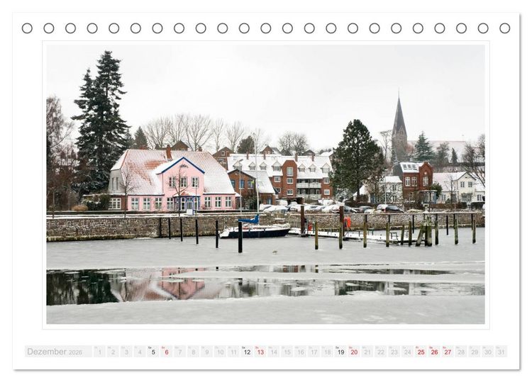 Produktbild: Eckernf&ouml;rder Impressionen (Tischkalender 2026 DIN A5 quer), CALVENDO Monatskalender