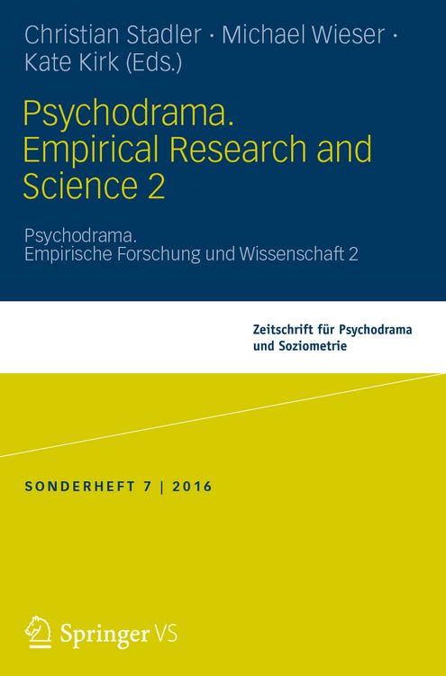 Produktbild: Psychodrama. Empirical Research and Science 2