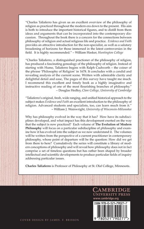 Produktbild: Evidence and Faith