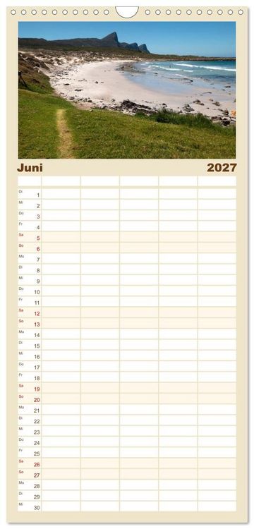 Produktbild: Familienplaner 2027 - Kapstadt und seine Umgebung mit 5 Spalten (Wandkalender, 21 x 45 cm) CALVENDO