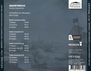 Produktbild: Anonymous - Violin Concertos