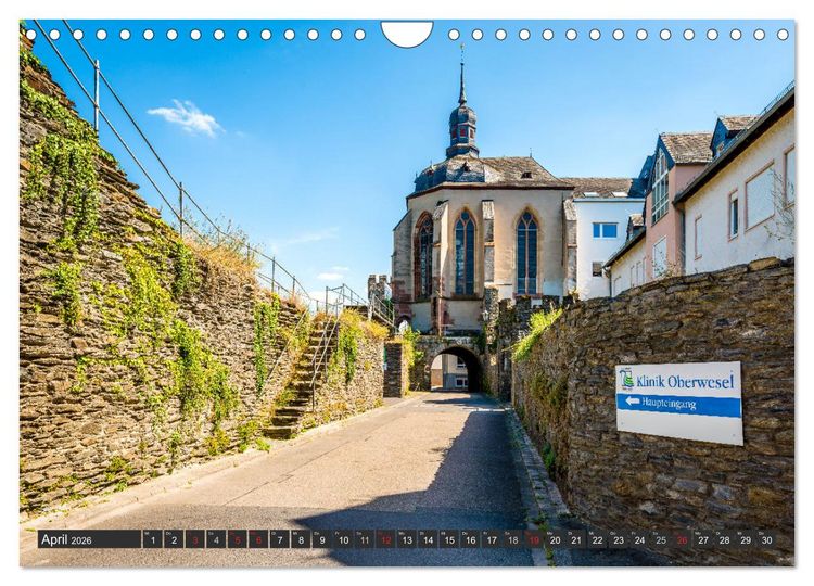 Produktbild: Oberwesel - Stadt der T&uuml;rme (Wandkalender 2026 DIN A4 quer), CALVENDO Monatskalender