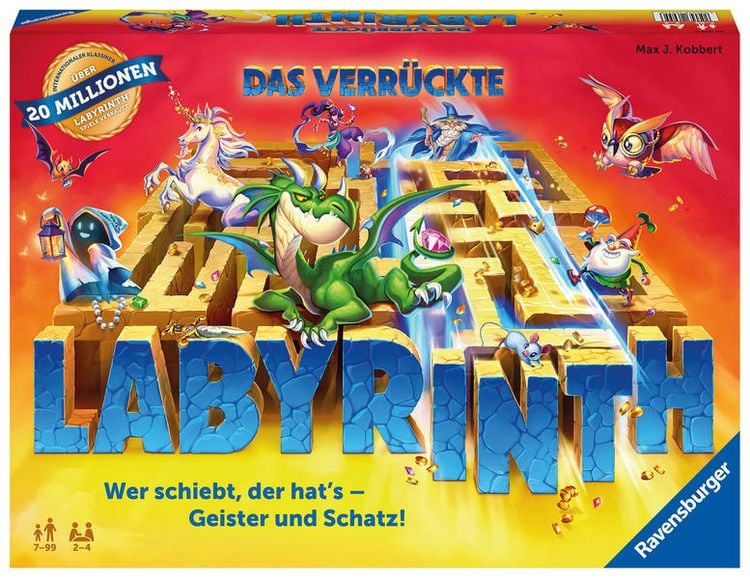 Produktbild: Das verr&uuml;ckte Labyrinth - Gesellschaftsspiel & Brettspiel ab 7 Jahre