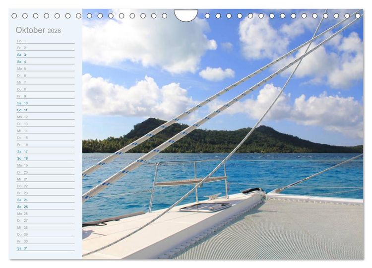 Produktbild: Katamaran-Tour (Wandkalender 2026 DIN A4 quer), CALVENDO Monatskalender
