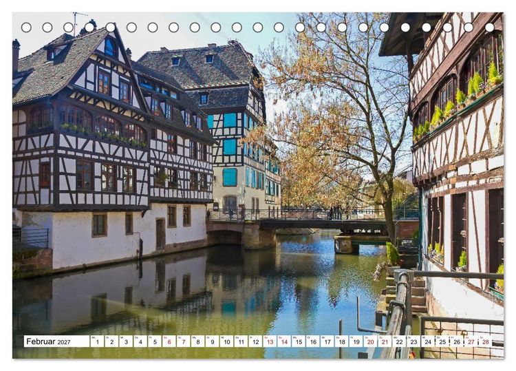Produktbild: Stra&szlig;burg &ndash; Geschichte und Flair im Herzen Europas (Tischkalender 2027 DIN A5 quer), CALVENDO Monatskalender