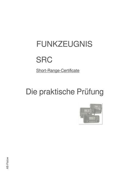 Produktbild: FUNKZEUGNIS-SRC - Die praktische Pr&uuml;fung