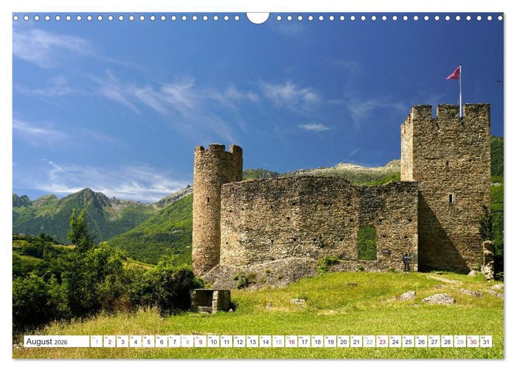 Produktbild: Frankreich - die Pyren&auml;en (Wandkalender 2026 DIN A3 quer), CALVENDO Monatskalender