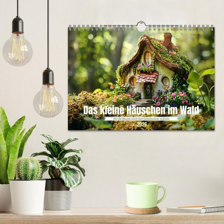 Produktbild: Das kleine H&auml;uschen im Wald (Wandkalender 2026 DIN A4 quer), CALVENDO Monatskalender