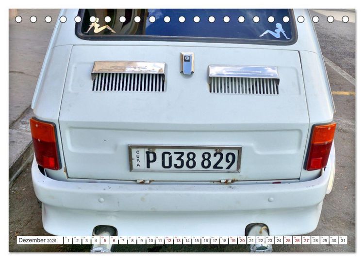 Produktbild: Best of Polski Fiat 126p (Tischkalender 2026 DIN A5 quer), CALVENDO Monatskalender