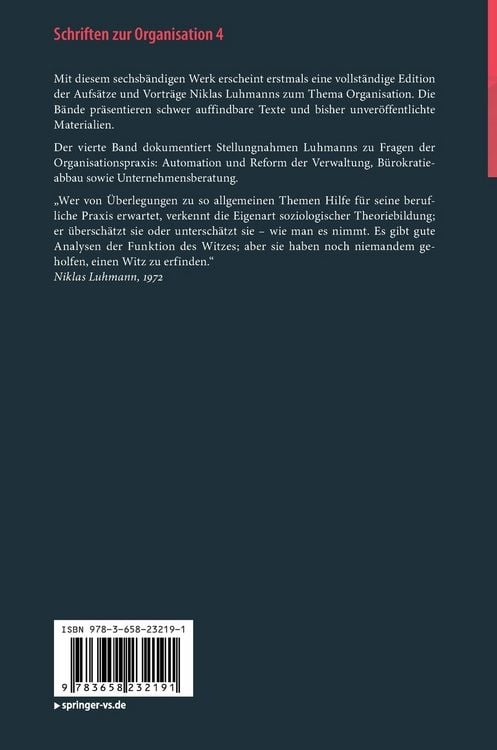 Produktbild: Schriften zur Organisation 4