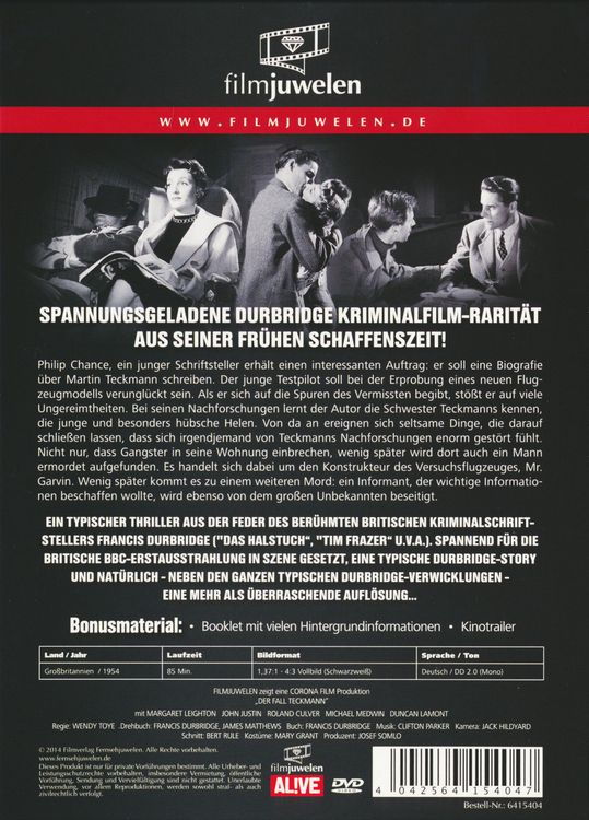 Produktbild: Der Fall Teckmann - Filmjuwelen