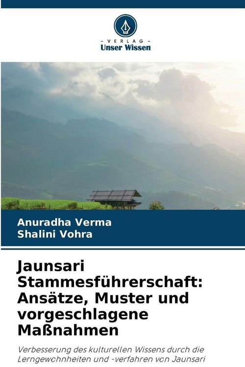 Produktbild: Jaunsari Stammesf&uuml;hrerschaft: Ans&auml;tze, Muster und vorgeschlagene Ma&szlig;nahmen