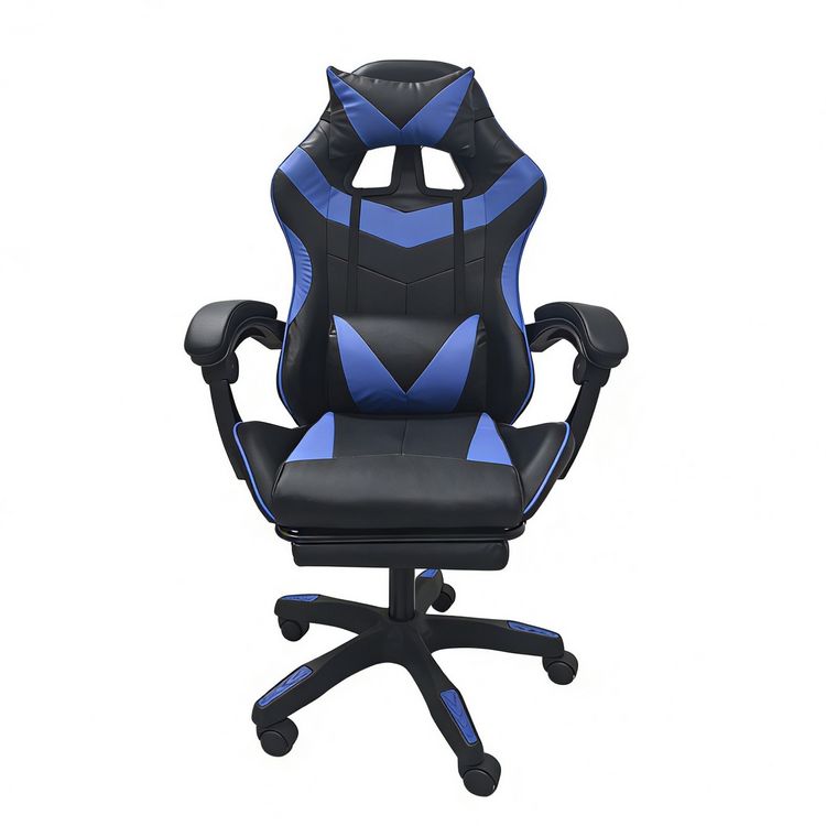 Produktbild: HTI-Living Gaming Stuhl Krit Eco Schwarz-Blau B&uuml;rostuhl Drehstuhl Schreibtischstuhl