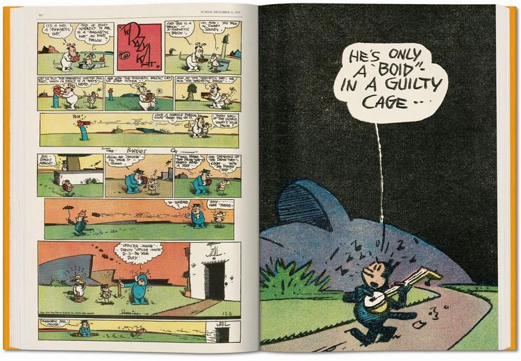 Produktbild: George Herrimans "Krazy Kat". Die kompletten Sonntagsseiten in Farbe 1935&ndash;1944