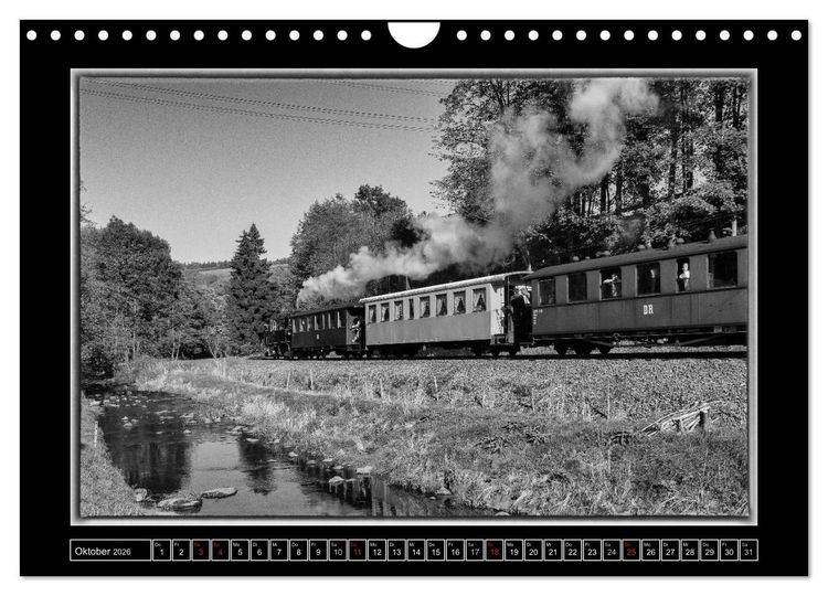 Produktbild: Die Pre&szlig;nitztalbahn (Wandkalender 2026 DIN A4 quer), CALVENDO Monatskalender