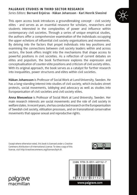 Produktbild: Civil Society Elites