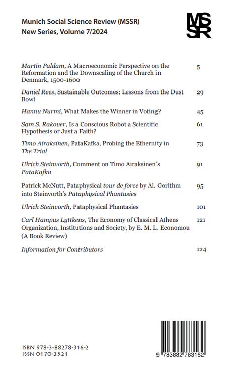 Produktbild: Munich Social Science Review, Volume 7