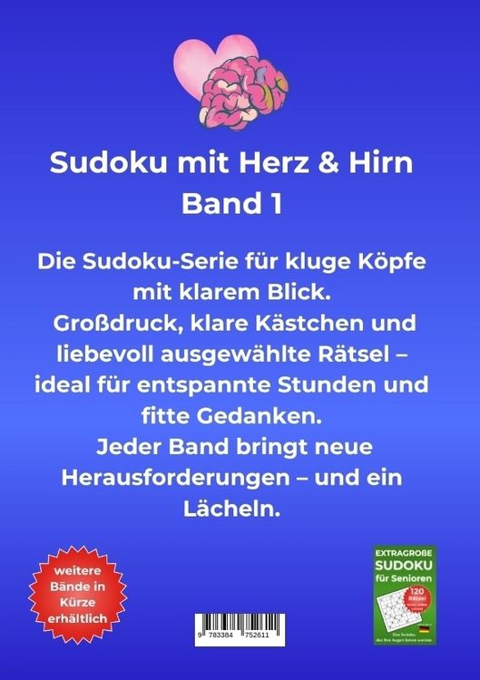 Produktbild: Sudoku mit Herz & Hirn &ndash; Band 1!