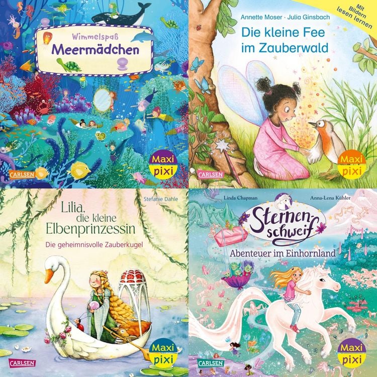 Produktbild: Maxi-Pixi-4er-Set 120: Fantasie und Magie (4x1 Exemplar)