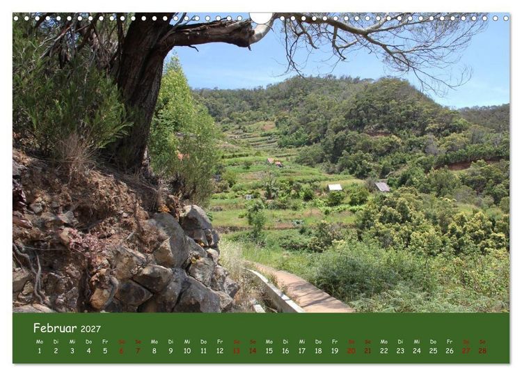 Produktbild: Levadawandern auf Madeira (Wandkalender 2027 DIN A3 quer), CALVENDO Monatskalender