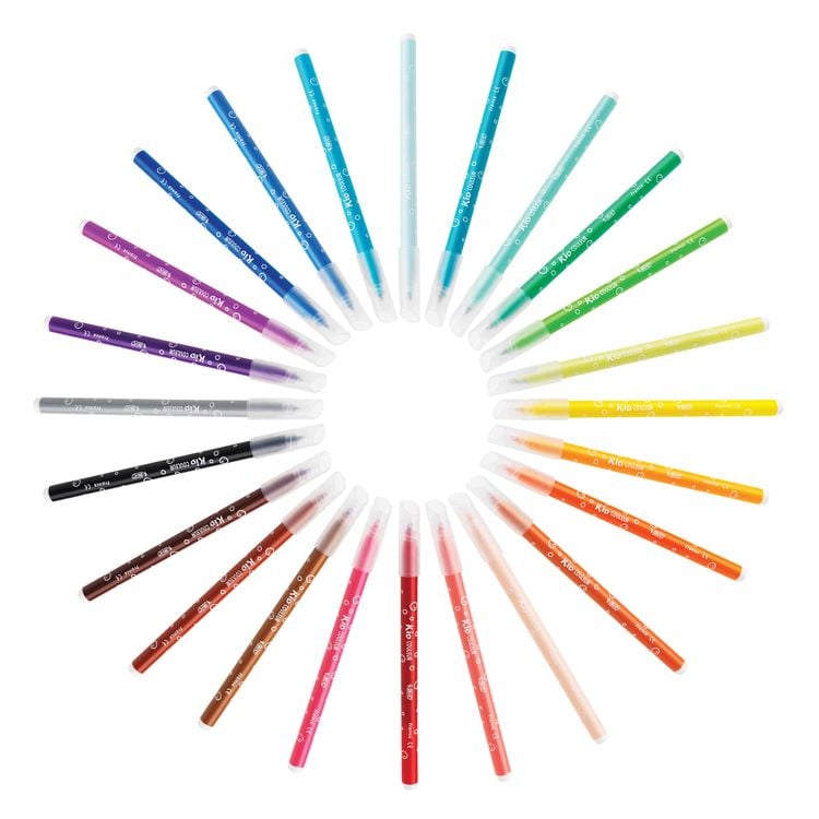 Produktbild: BiC&reg; KIDS Fasermalstifte Kid Couleur, 12 Farben