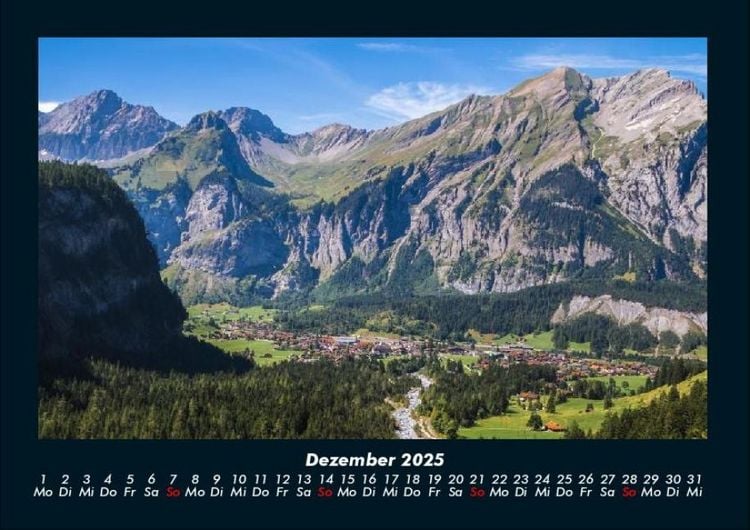 Produktbild: Berge 2025 Fotokalender DIN A4
