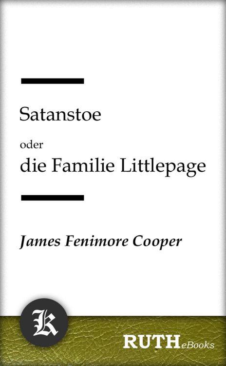 Produktbild: Satanstoe oder die Familie Littlepage