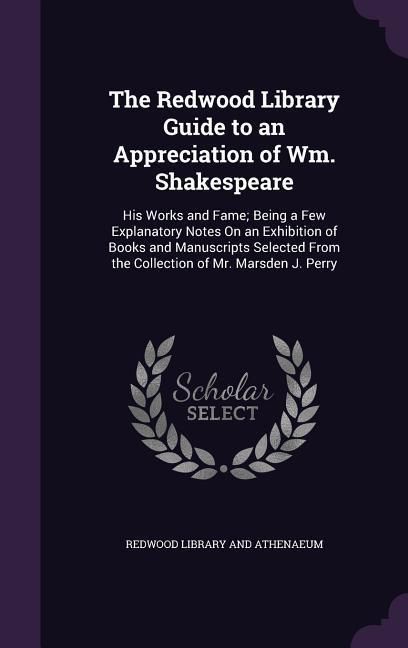 Produktbild: The Redwood Library Guide to an Appreciation of Wm. Shakespeare