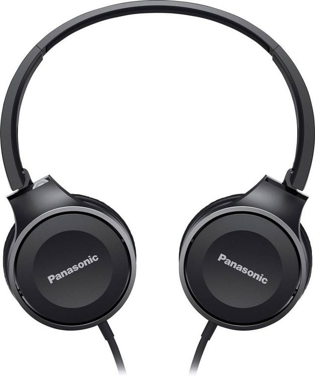 Produktbild: Panasonic RP-HF100ME On Ear Kopfh&ouml;rer kabelgebunden Schwarz Faltbar, Headset