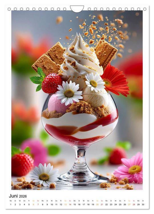 Produktbild: Lecker Eis (Wandkalender 2026 DIN A4 hoch), CALVENDO Monatskalender