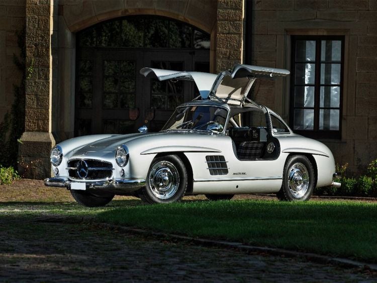 Produktbild: CALVENDO Puzzle Mercedes 300 SL Fl&uuml;gelt&uuml;rer | 1000 Teile Lege-Gr&ouml;&szlig;e 64x48cm Foto-Puzzle f&uuml;r gl&uuml;ckliche Stunden