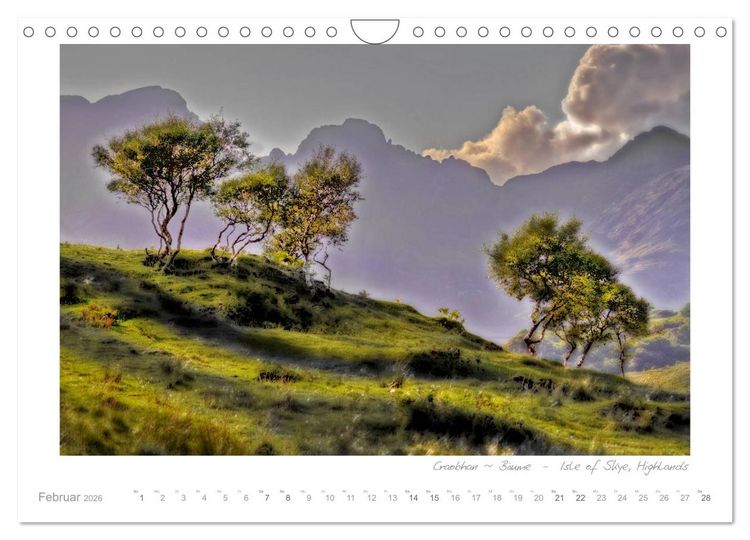 Produktbild: Sehnsucht Schottland (Wandkalender 2026 DIN A4 quer), CALVENDO Monatskalender