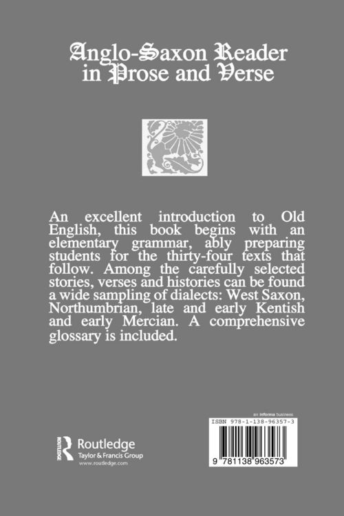 Produktbild: An Anglo-Saxon Reader in Prose and Verse