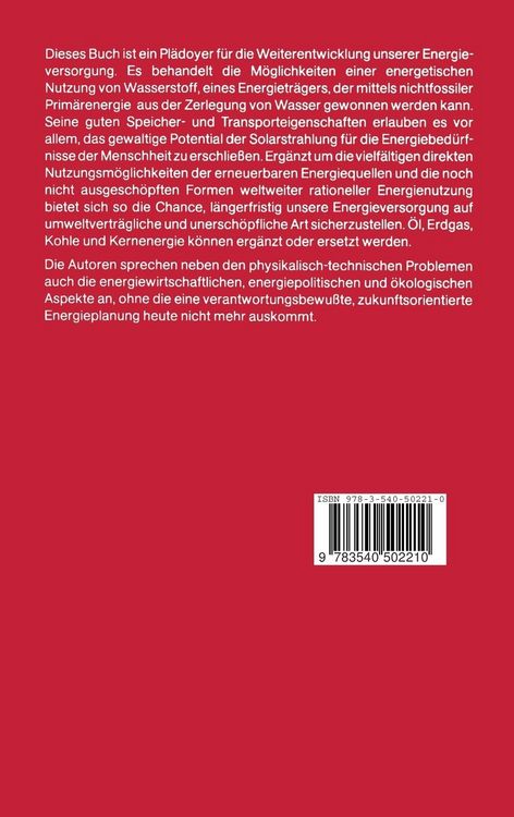 Produktbild: Wasserstoff als Energietr&auml;ger