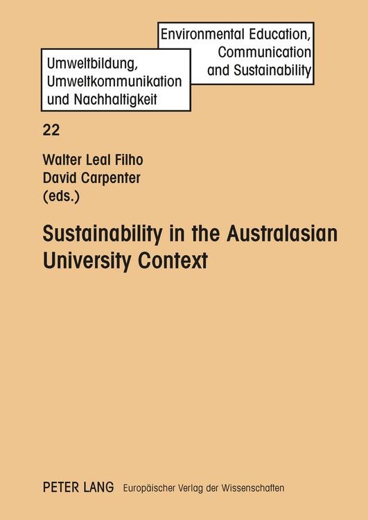 Produktbild: Sustainability in the Australasian University Context
