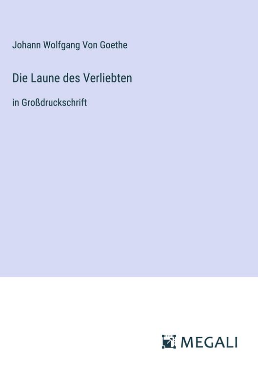 Produktbild: Die Laune des Verliebten