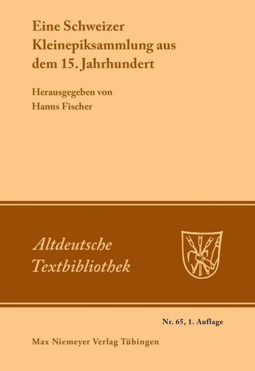 Produktbild: Eine Schweizer Kleinepiksammlung aus dem 15.Jahrhundert