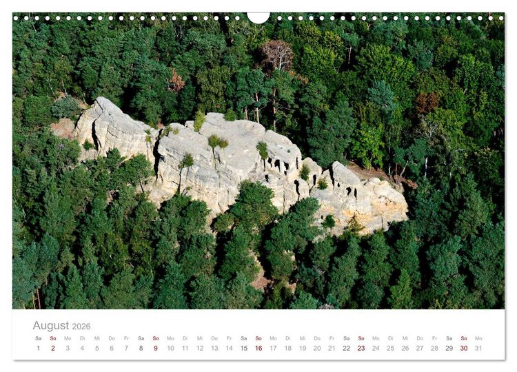 Produktbild: Harzvorland Luftbilder 2026 (Wandkalender 2026 DIN A3 quer), CALVENDO Monatskalender