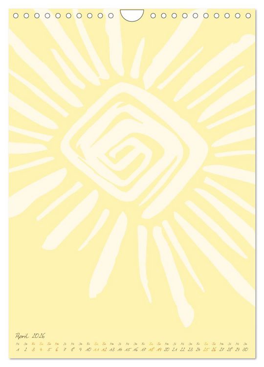 Produktbild: FOTOS & BASTELN - Always the Sun (Wandkalender 2026 DIN A4 hoch), CALVENDO Monatskalender