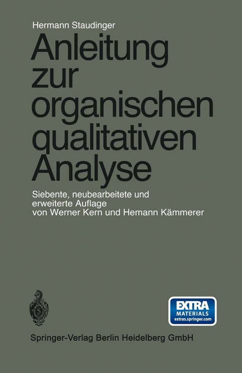 Produktbild: Anleitung zur organischen qualitativen Analyse