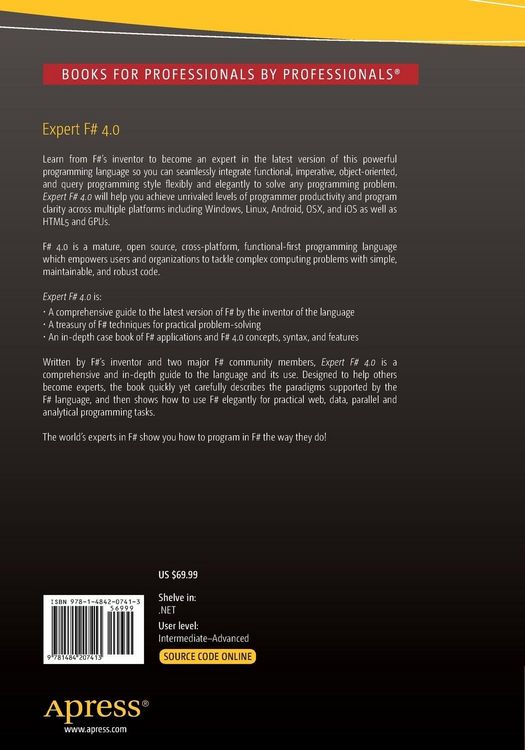 Produktbild: Expert F# 4.0
