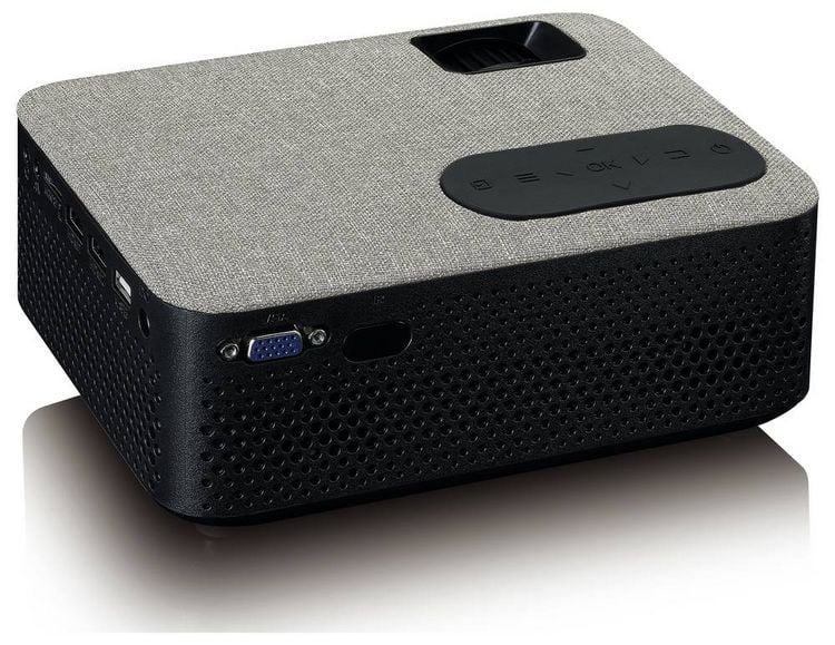 Produktbild: Lenco Beamer LPJ-700BKGY LCD 4000lm 1280 x 720 HD HD ready, Integrierter Lautsprecher