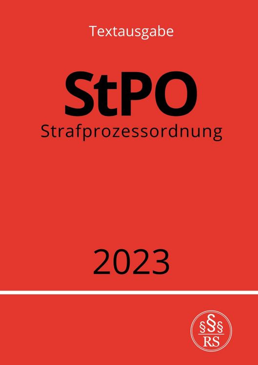 Produktbild: Strafprozessordnung - StPO 2023