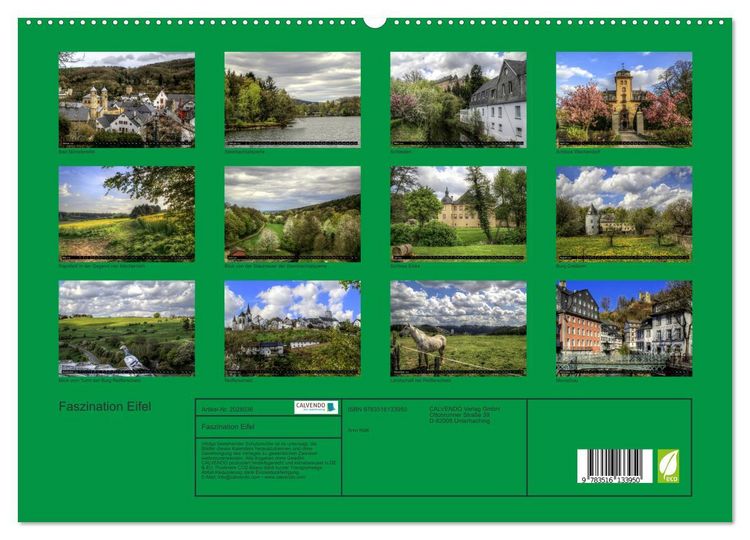 Produktbild: Faszination Eifel (hochwertiger Premium Wandkalender 2026 DIN A2 quer), Kunstdruck in Hochglanz