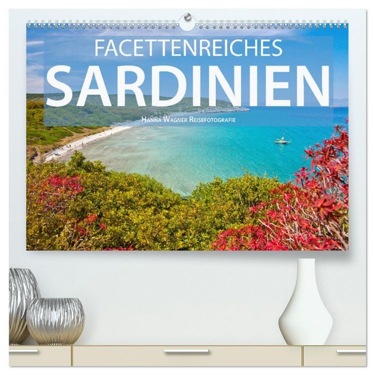 Produktbild: Facettenreiches Sardinien (hochwertiger Premium Wandkalender 2026 DIN A2 quer), Kunstdruck in Hochglanz