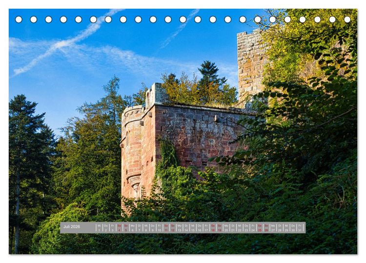 Produktbild: Burg Wildenberg (Tischkalender 2026 DIN A5 quer), CALVENDO Monatskalender