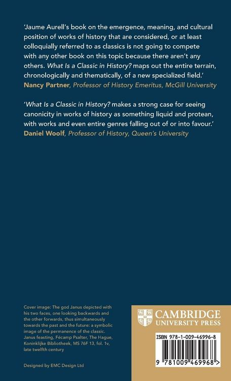 Produktbild: What Is a Classic in History?