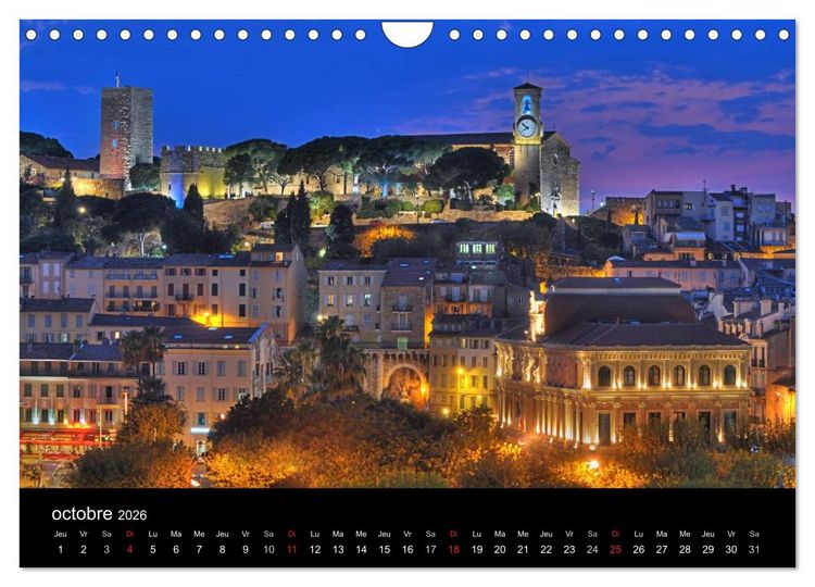 Produktbild: C&ocirc;te d'Azur entre Mer et Montagne (Calendrier mural 2026 DIN A4 vertical), CALVENDO calendrier mensuel