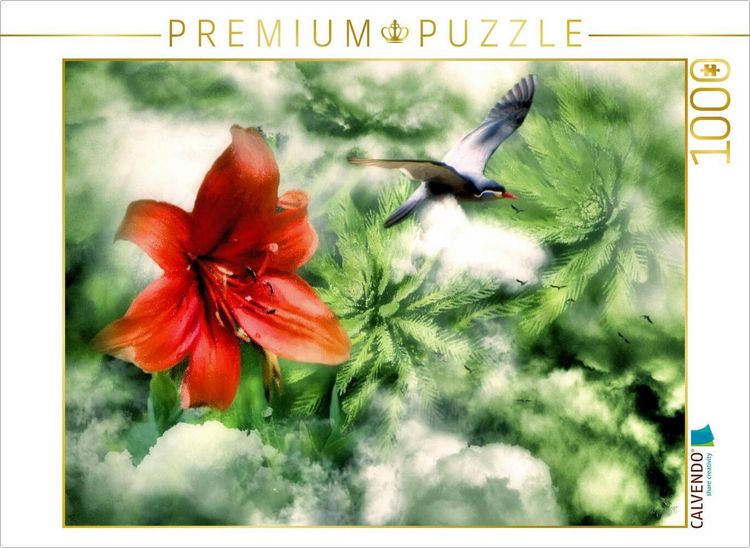 Produktbild: CALVENDO Puzzle Lilie Fire King | 1000 Teile Lege-Gr&ouml;&szlig;e 64x48cm Foto-Puzzle f&uuml;r gl&uuml;ckliche Stunden