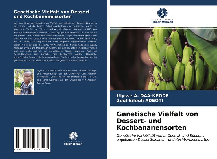Produktbild: Genetische Vielfalt von Dessert- und Kochbananensorten